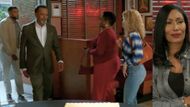 Beyond the Gates: Leslie notices the Duprees | Image: CBS